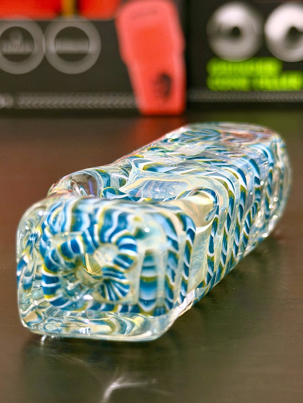 Aqua Swirl Block