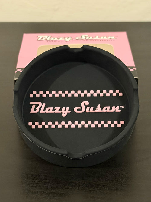 Blazy Susan Cenicero Premium de Silicón Negro