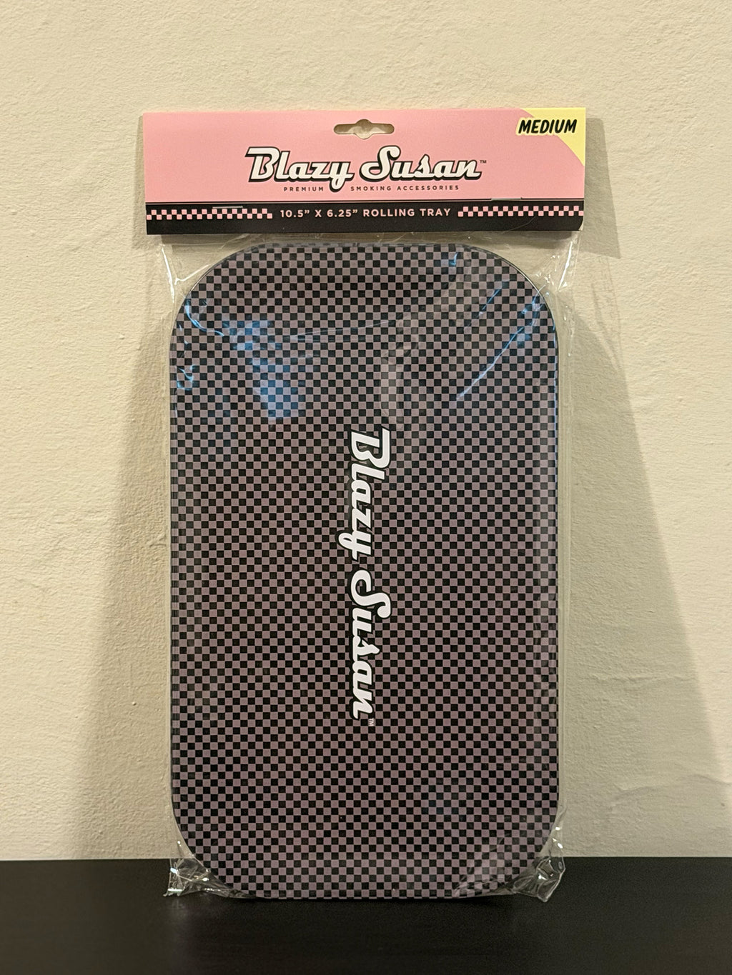 Blazy Susan Charola con Tapa Mediana Negro Carbono | 27 x 16 cm