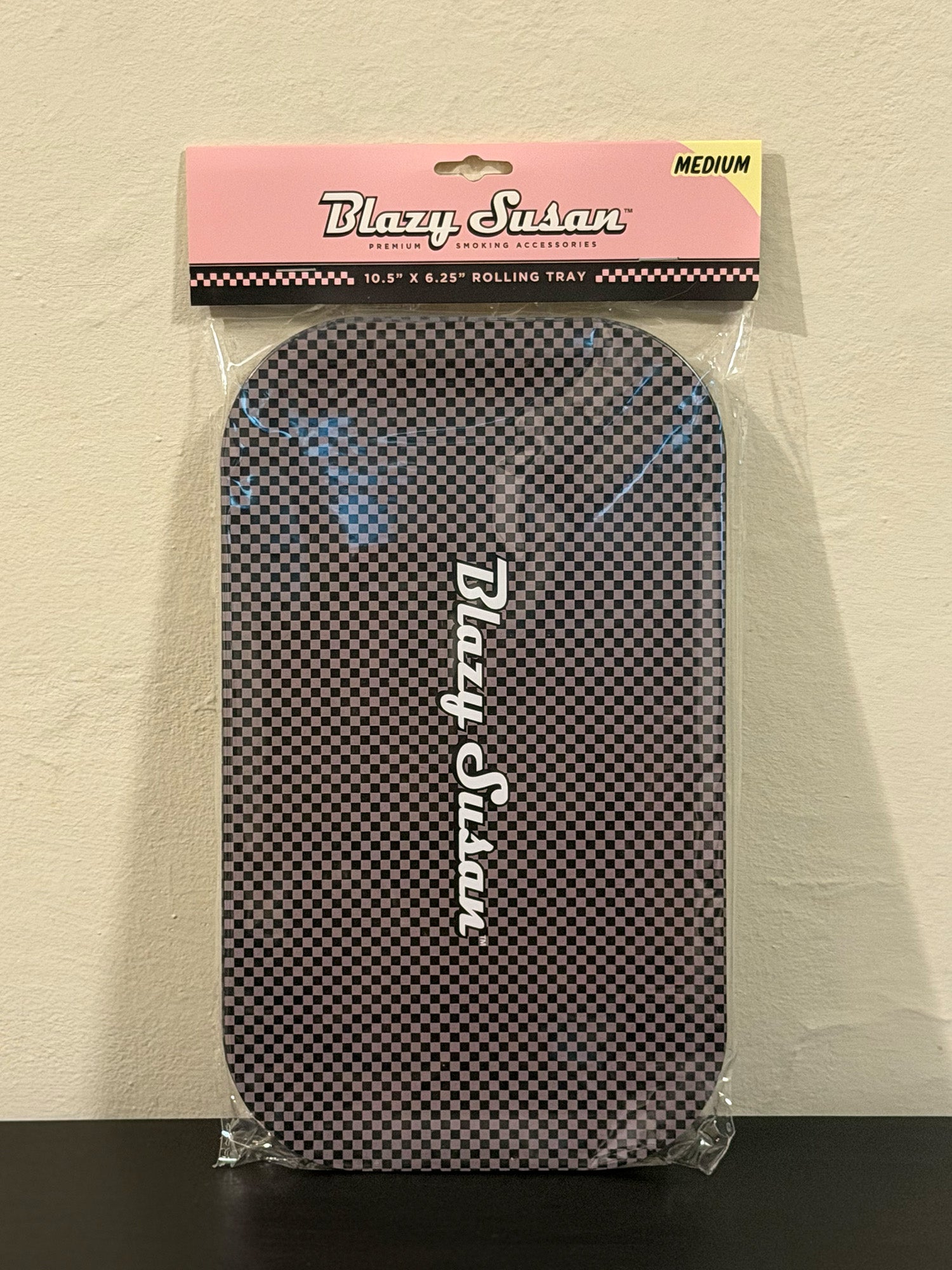 Blazy Susan Charola con Tapa Mediana Negro Carbono | 27 x 16 cm