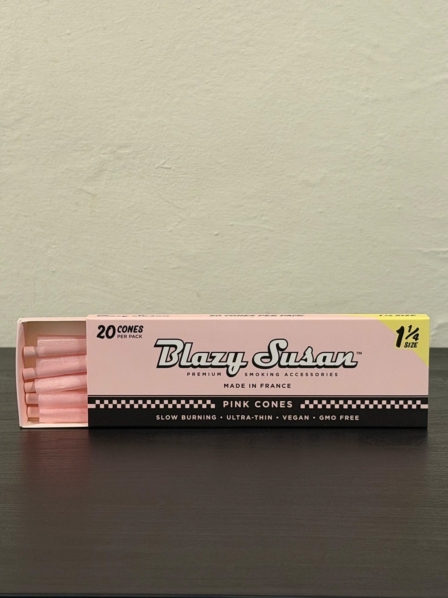 Blazy Susan Conos Pre Rolados 1 1/4 Rosa | Pack de 20