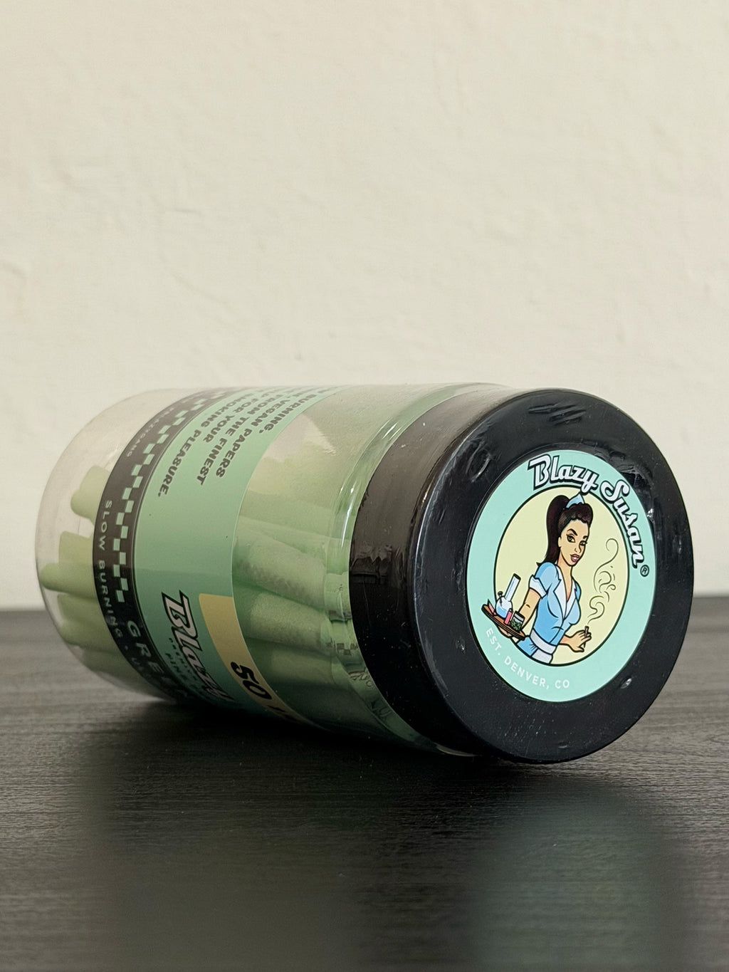 Blazy Susan Conos Pre Rolados 1 1/4 Verde | Pack de 50