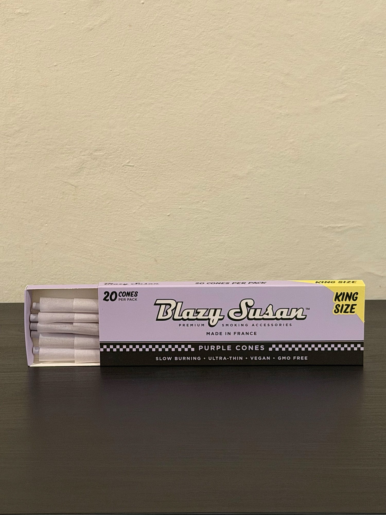Blazy Susan Conos Pre Rolados King Size Morado | Pack de 20