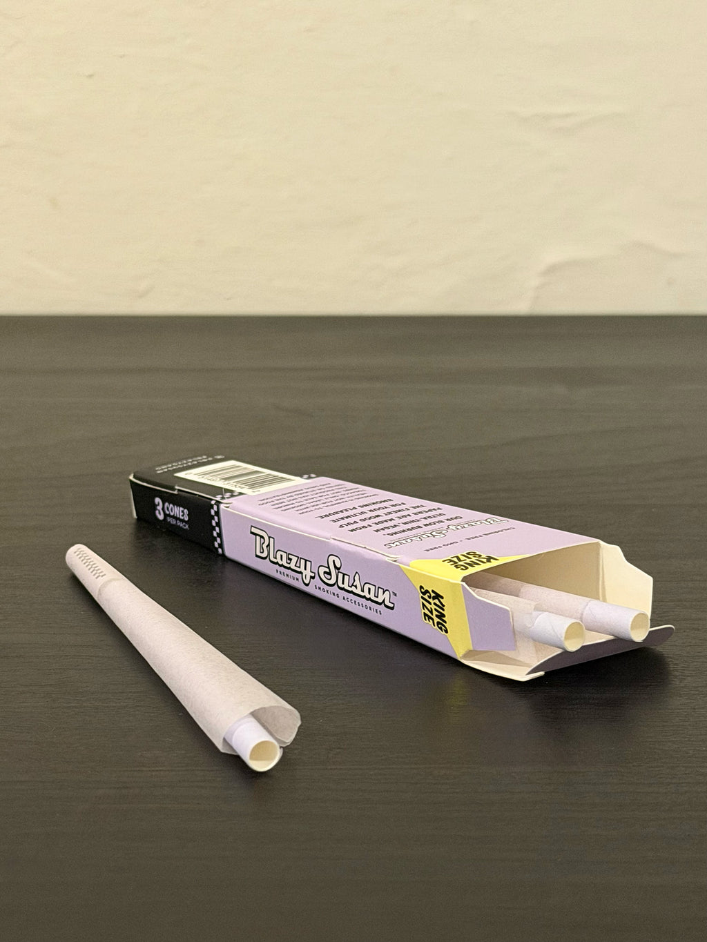 Blazy Susan Conos Pre Rolados King Size Morado | Pack de 3