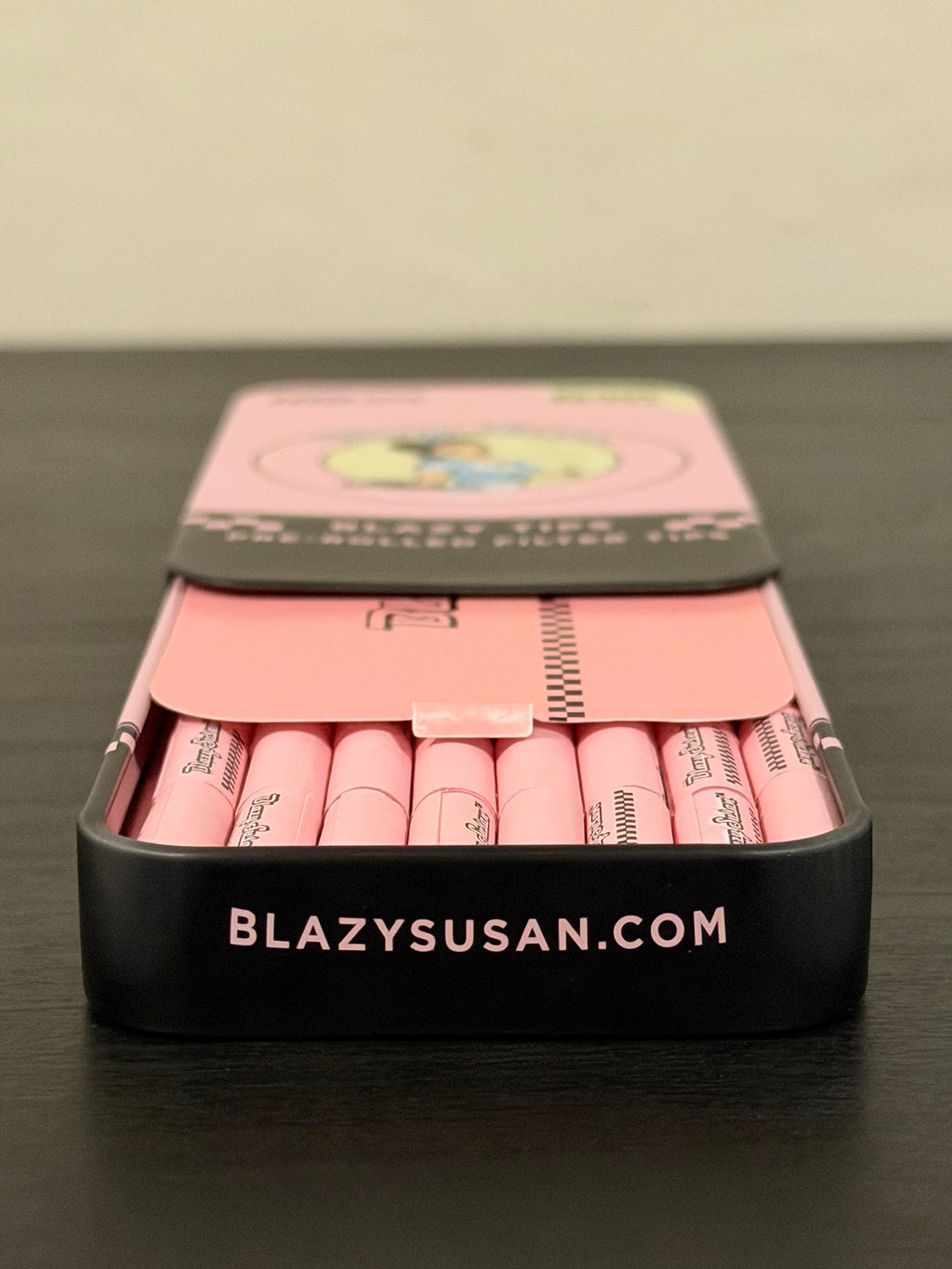 Blazy Susan Pre-Rolled Filter Tips Rosa | 100 Piezas