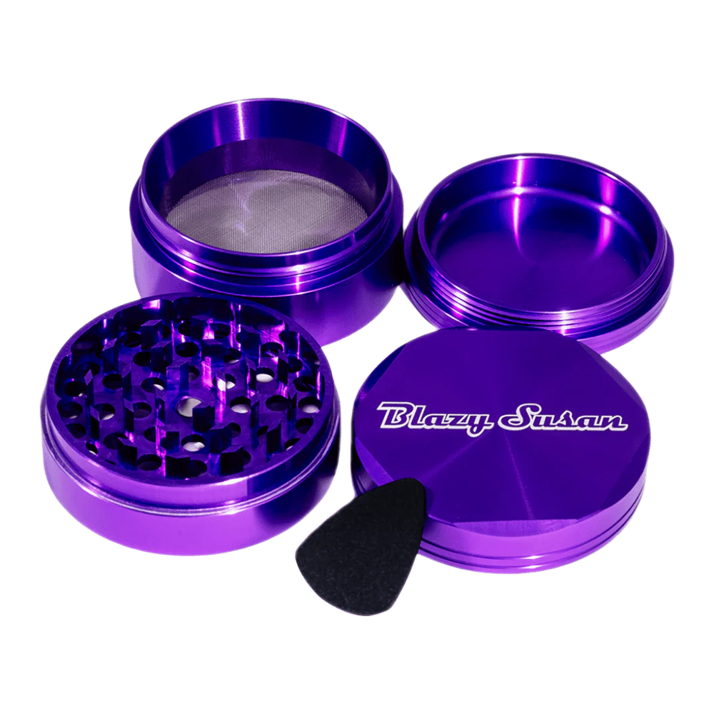 Blazy Susan Grinder Morado 4 Piezas | 63 mm