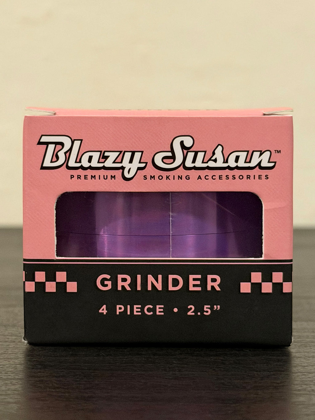 Blazy Susan Grinder Morado 4 Piezas | 63 mm