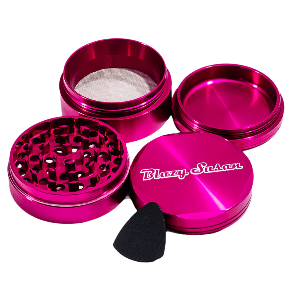 Blazy Susan Grinder Rosa 4 piezas | 63 mm