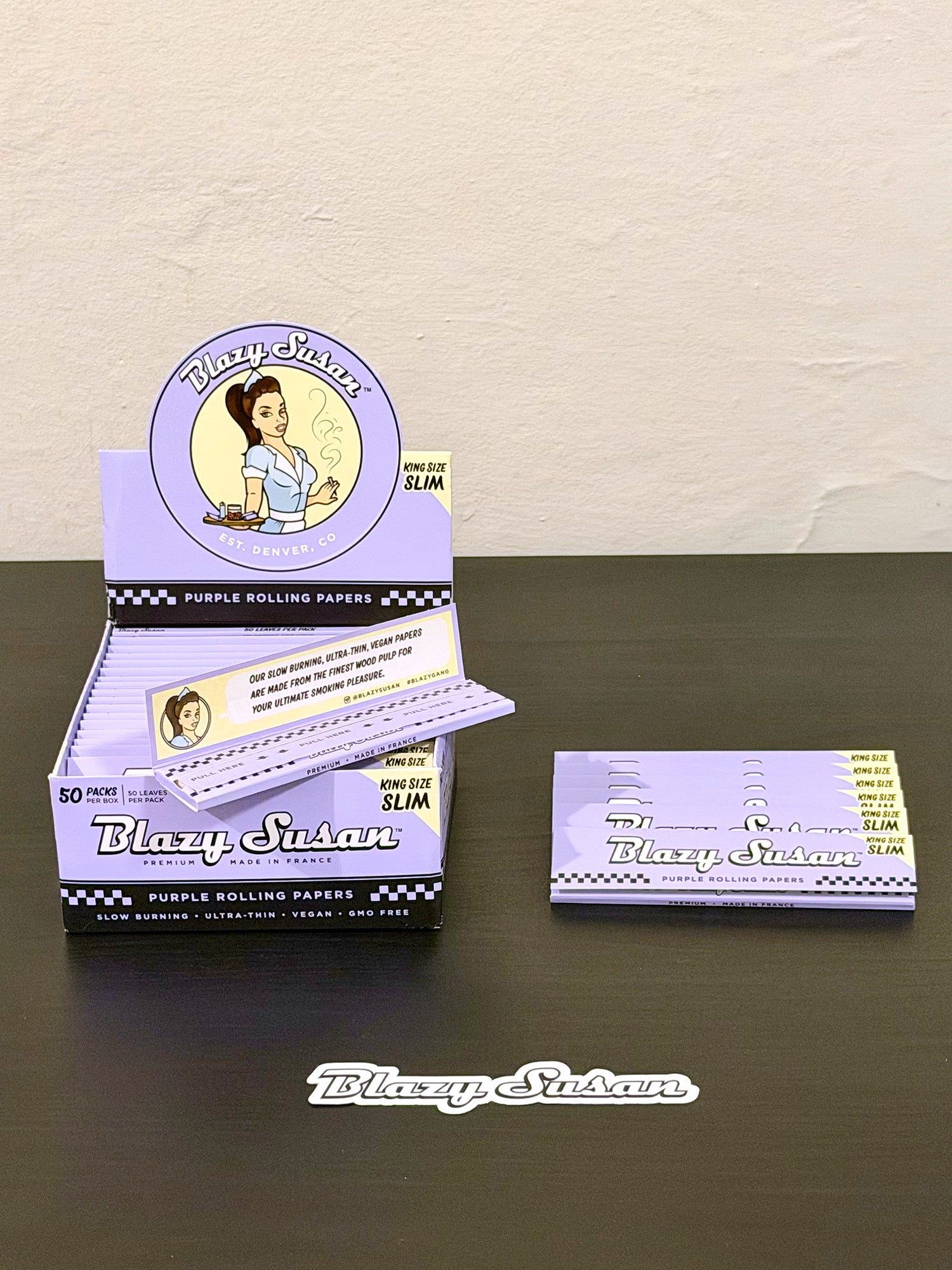 Blazy Susan King Size Slim Morado