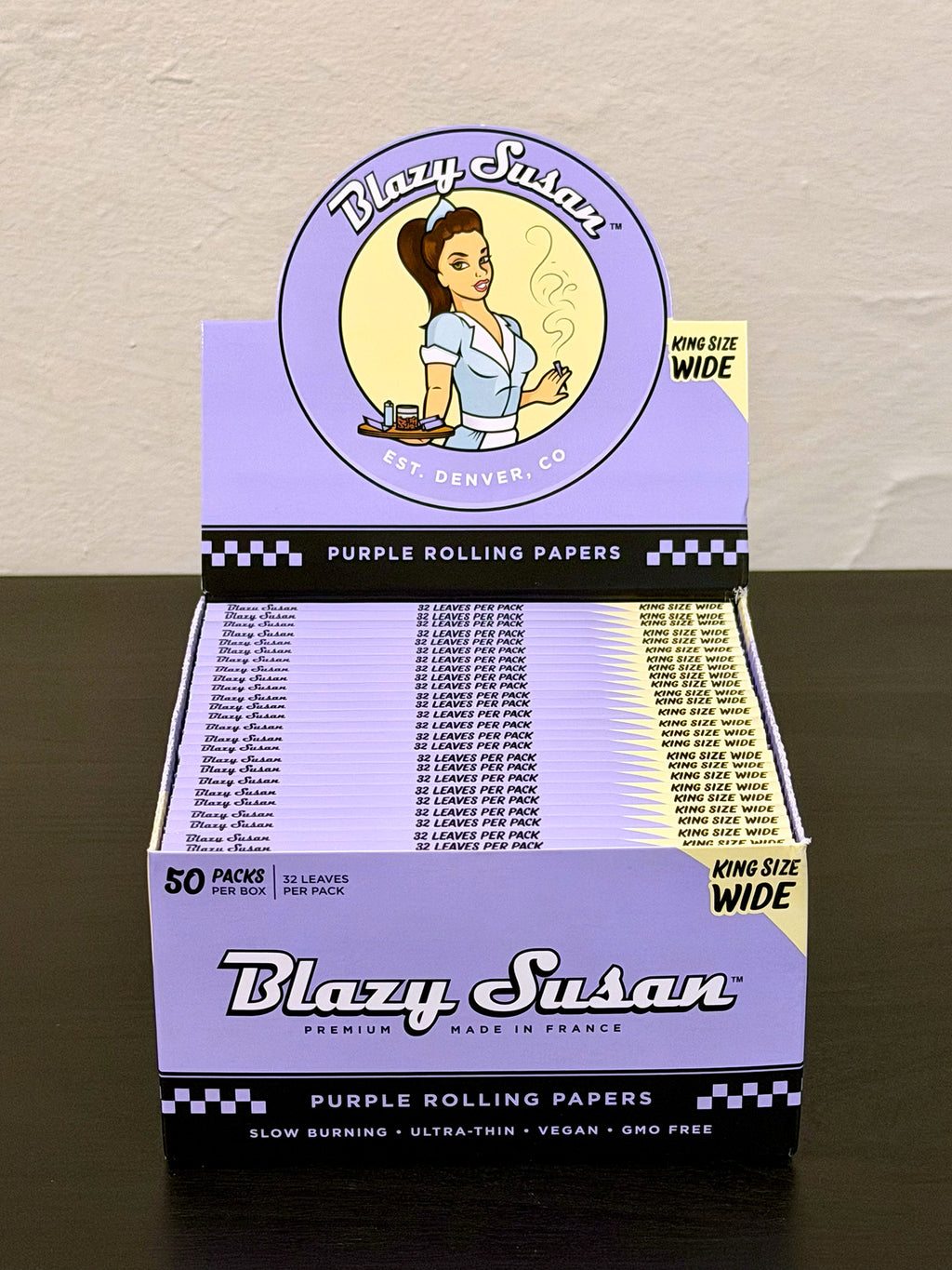 Blazy Susan King Size Wide Morado