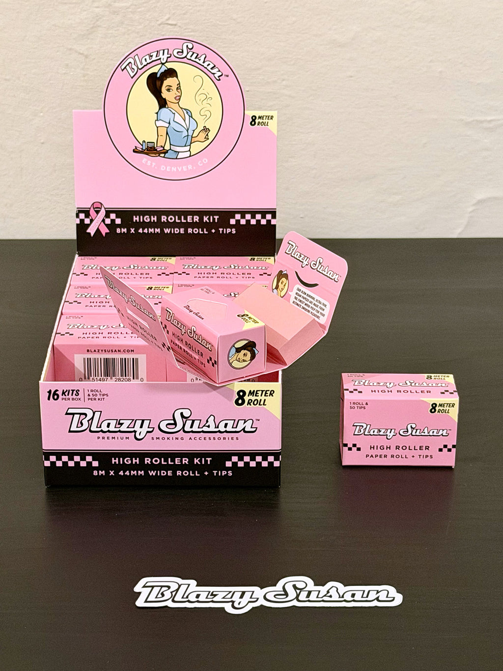 Blazy Susan Rollo 8m Rosa