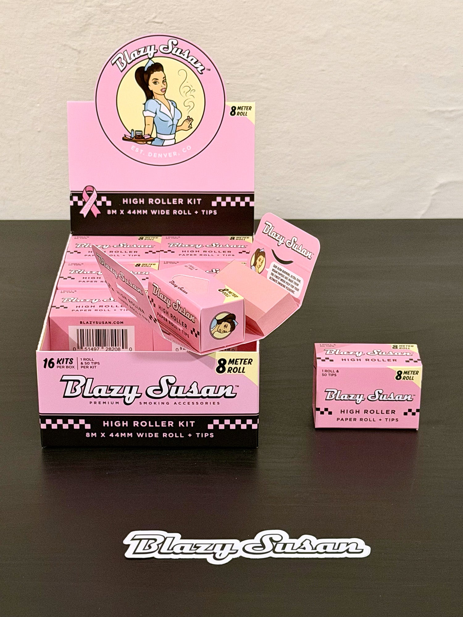 Blazy Susan Rollo 8m Rosa