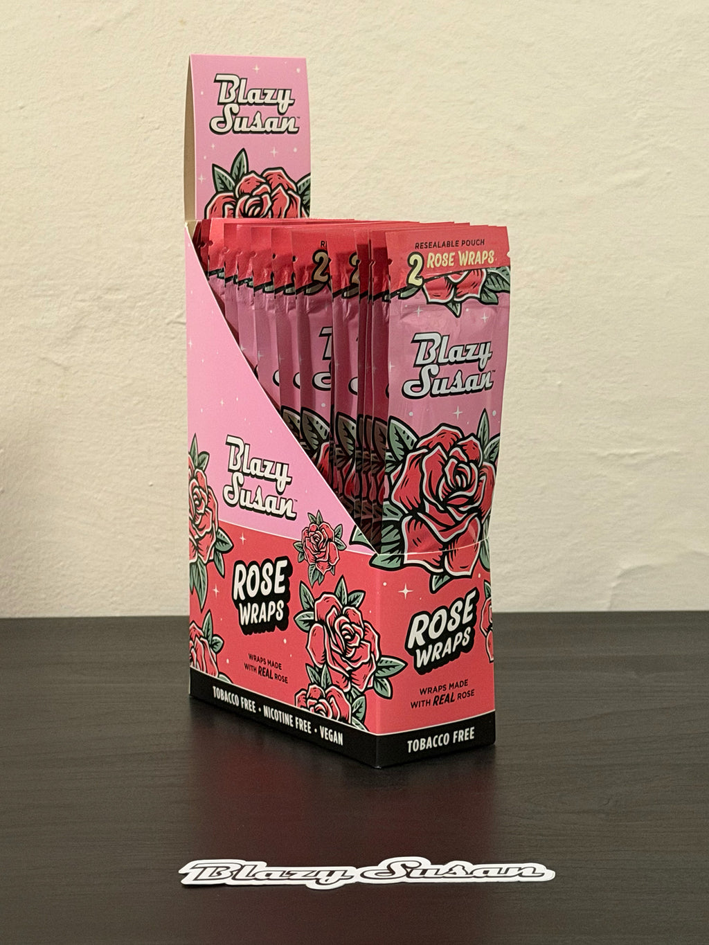 Blazy Susan Rose Wraps | Pack de 2