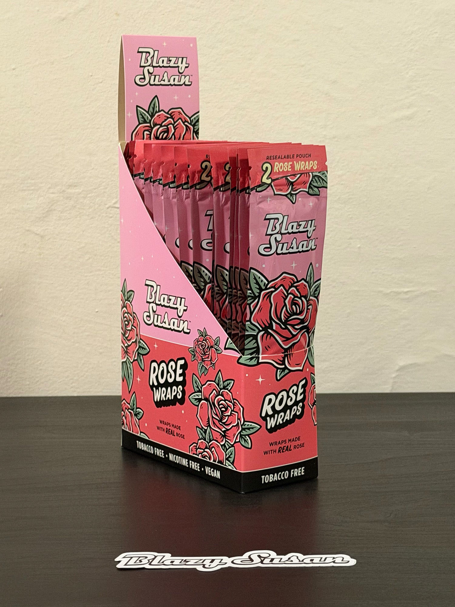 Blazy Susan Rose Wraps | Pack de 2