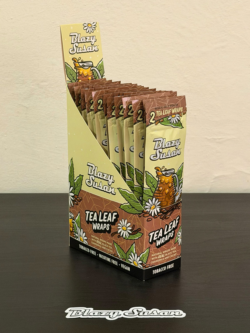 Blazy Susan Tea Leaf Wraps | Pack de 2