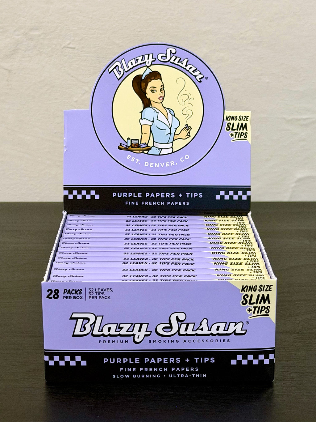 Blazy Susan King Size Slim + Filtros Morado