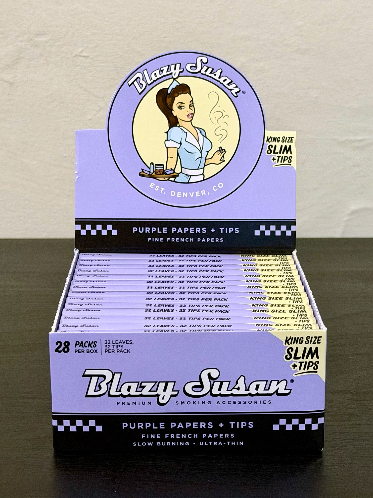 Blazy Susan King Size Slim + Filtros Morado
