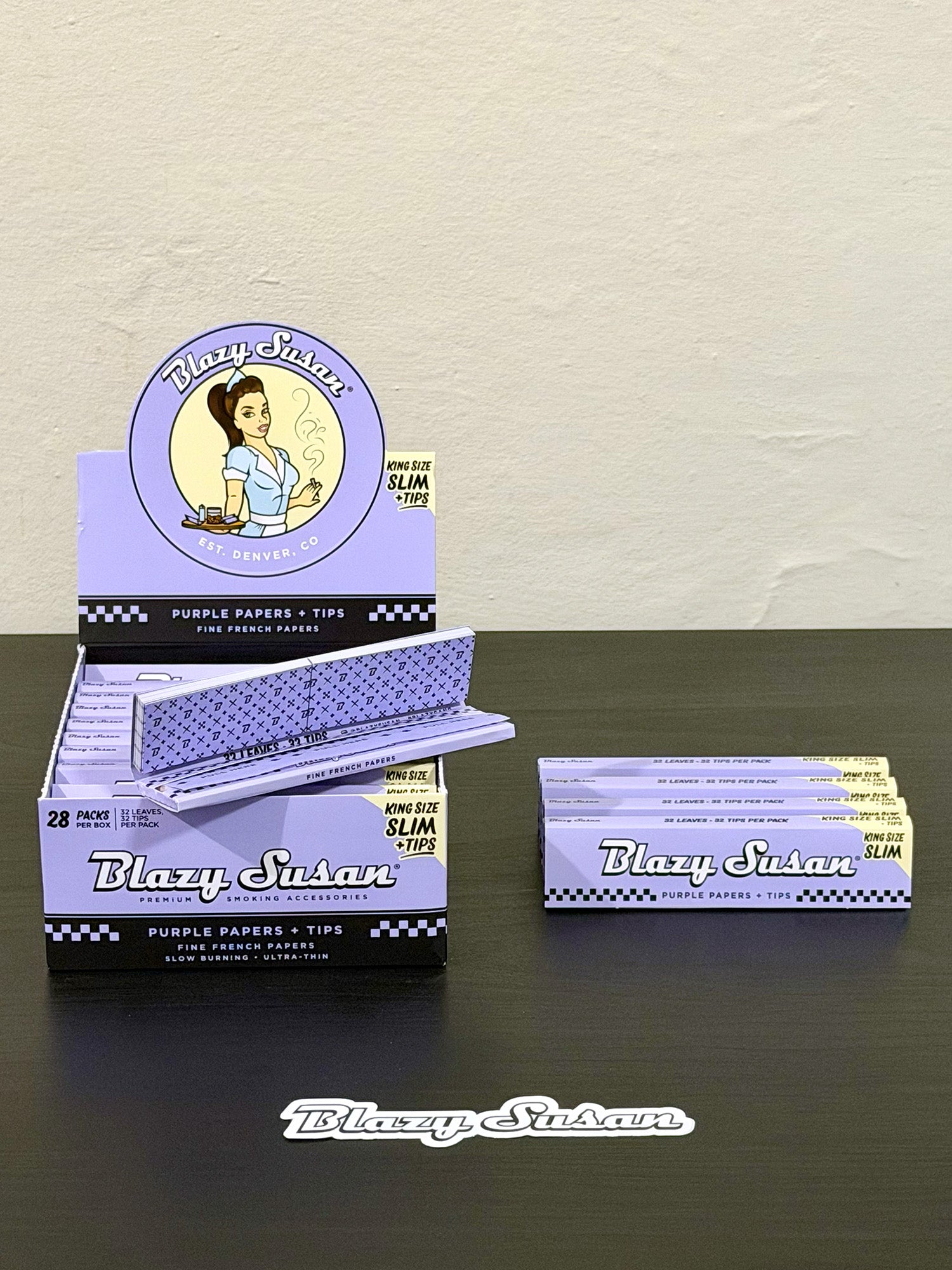 Blazy Susan King Size Slim + Filtros Morado