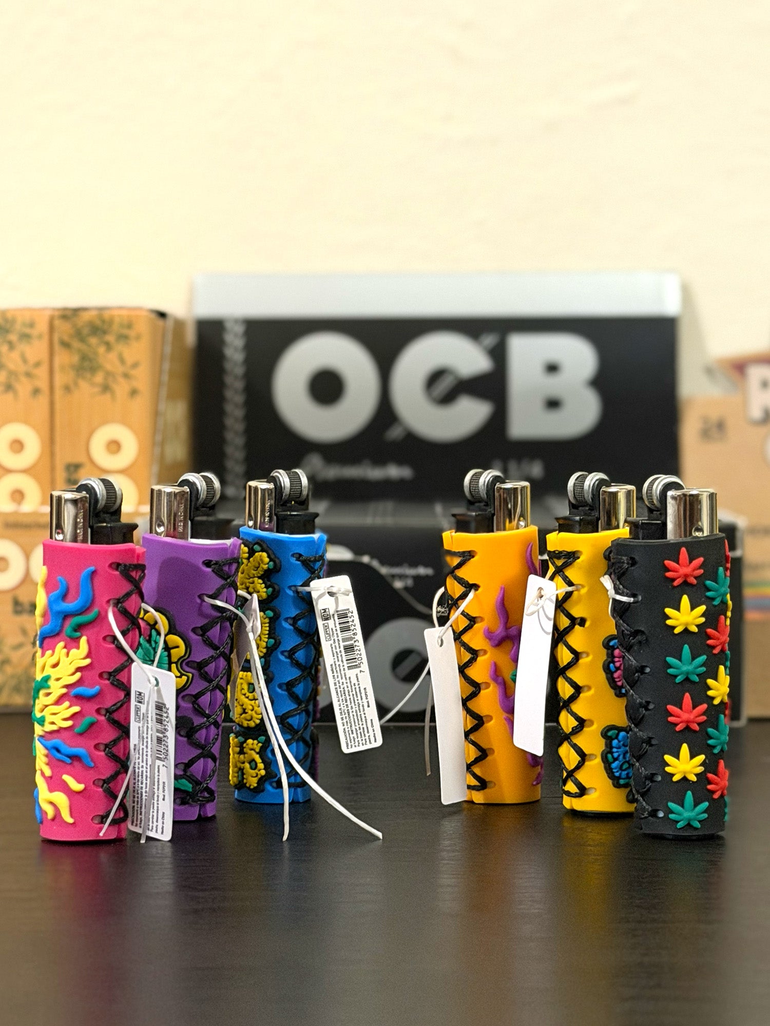 Encendedor Clipper Reusable con Funda Decorada (2 x $168)