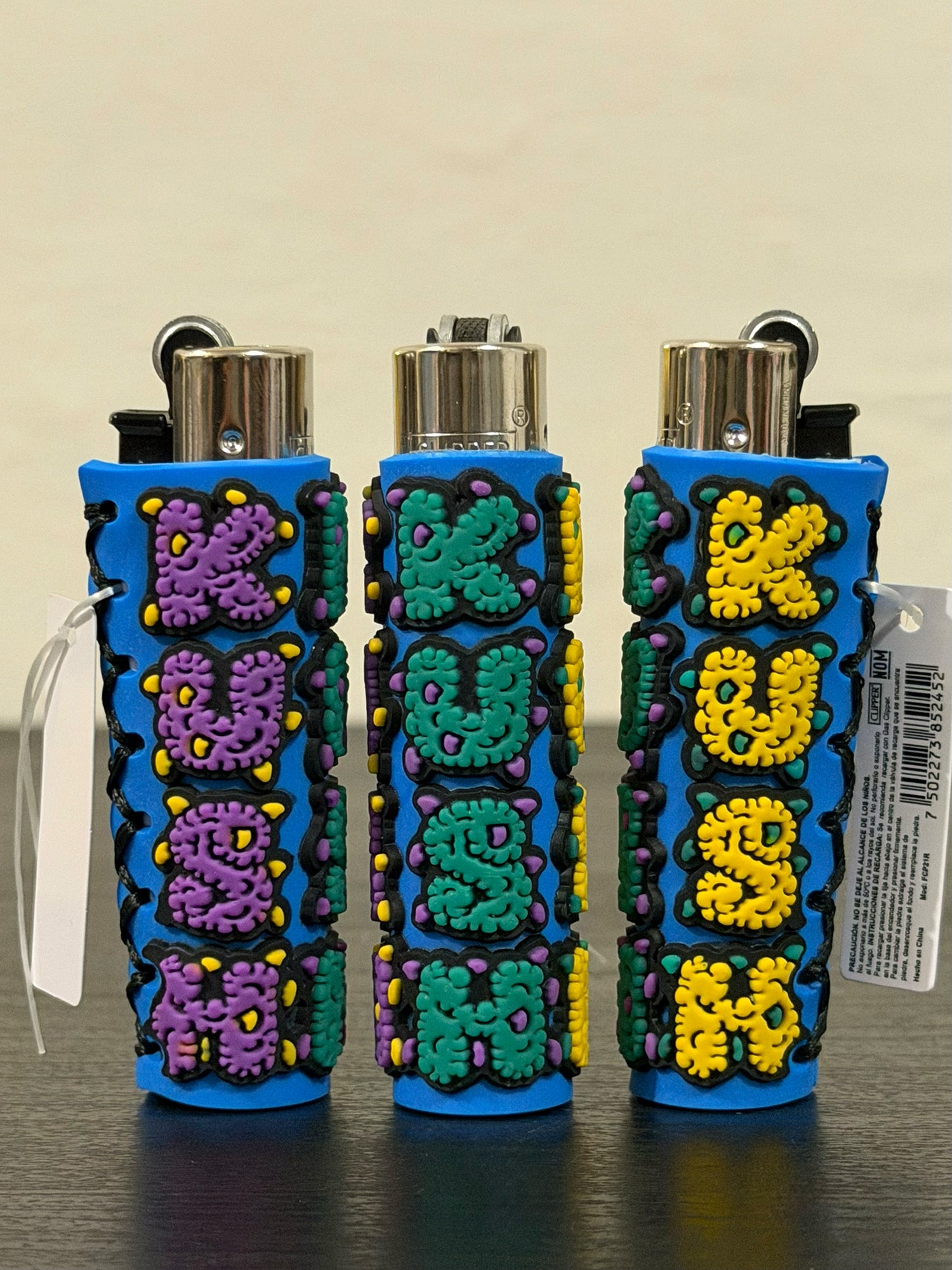 Encendedor Clipper Reusable con Funda Decorada (2 x $168)
