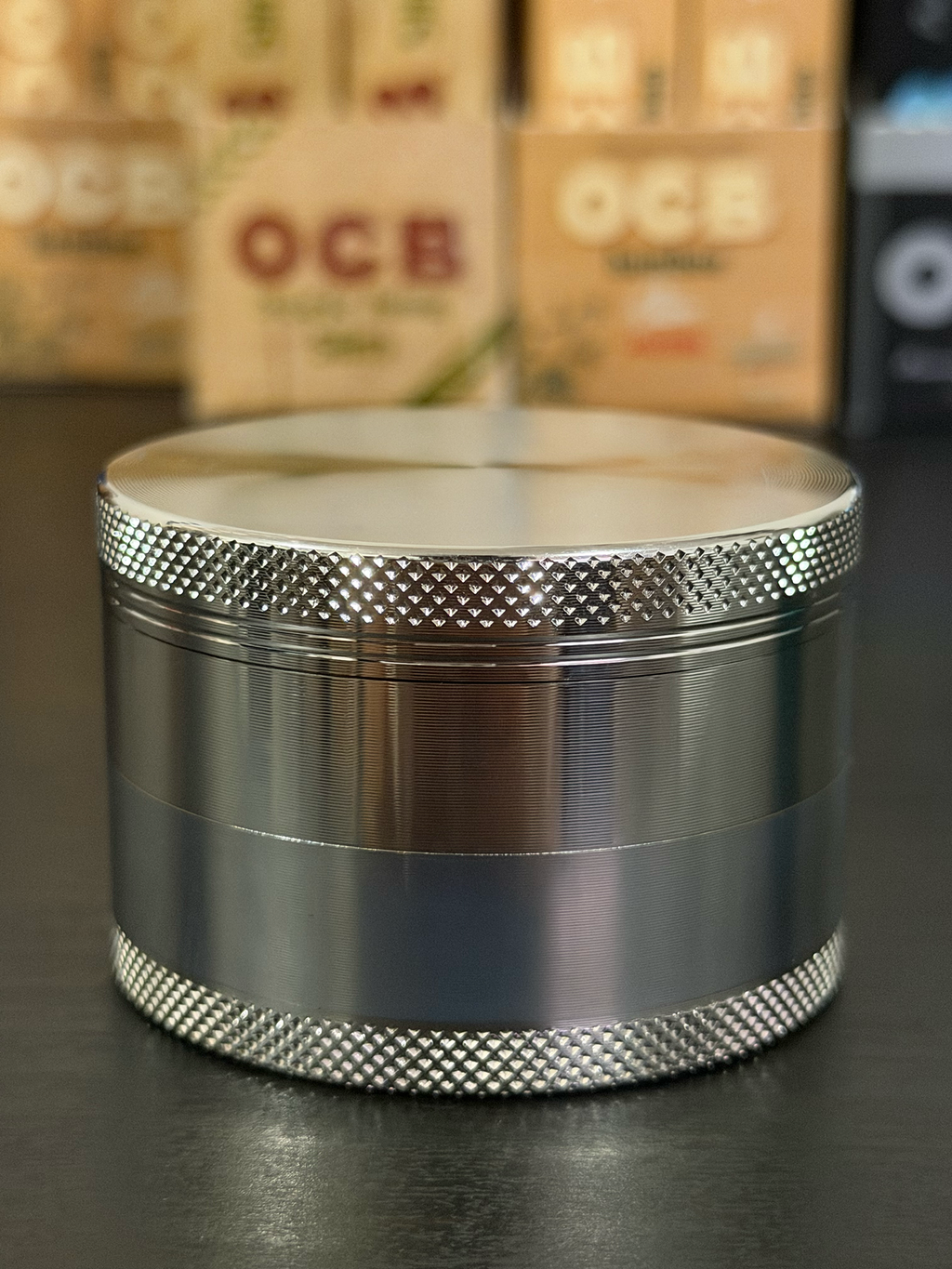 Grinder Aluminio Plata 4 Piezas | 62 mm