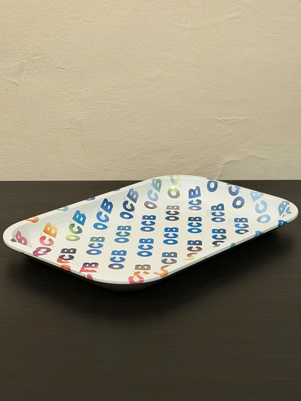 OCB Charola Metálica Multicolor | 29 x 19 cm