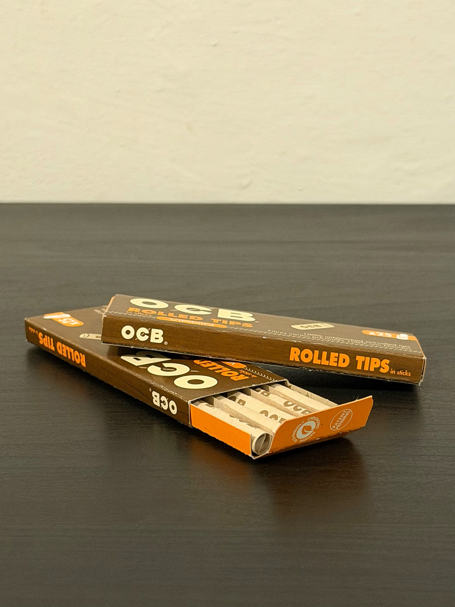 OCB Rolled Tips Virgin Pre-Rolled Sticks | 25 piezas