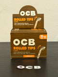 OCB Rolled Tips Virgin Pre-Rolled Sticks | 25 piezas