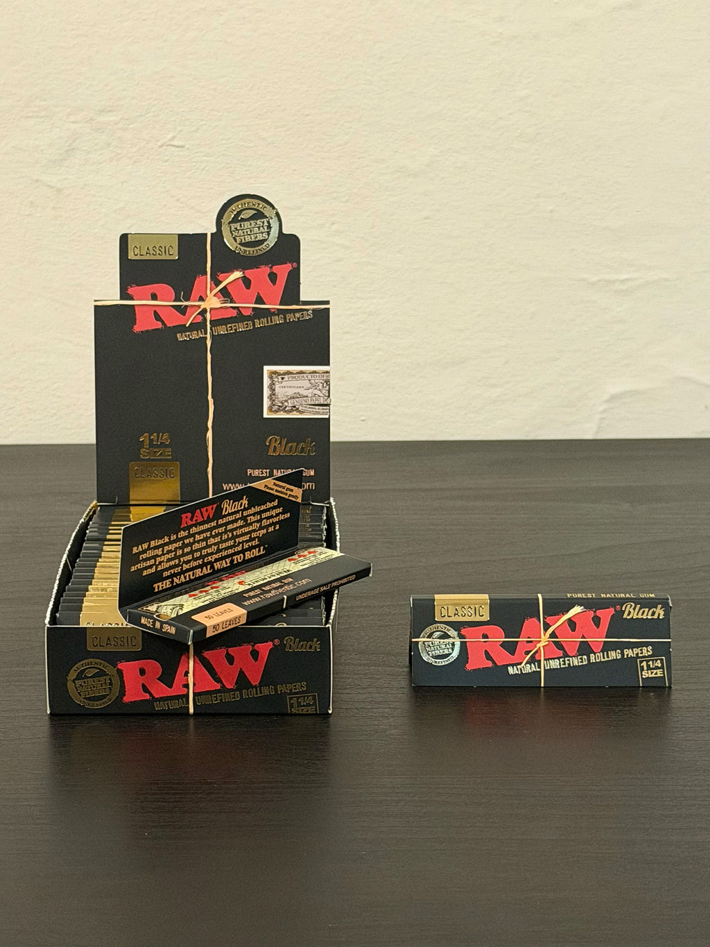 RAW Black Slim King Size