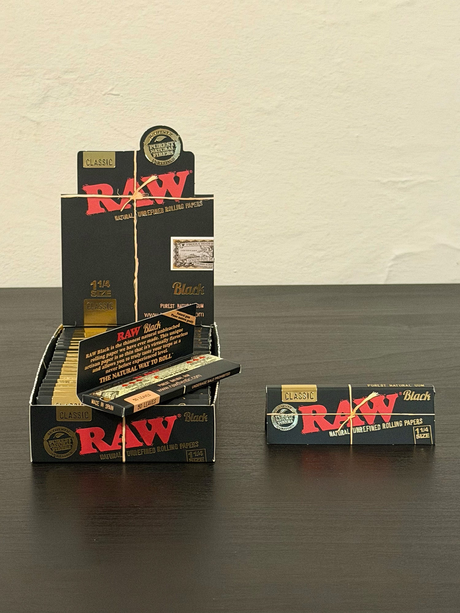 RAW Black Slim King Size