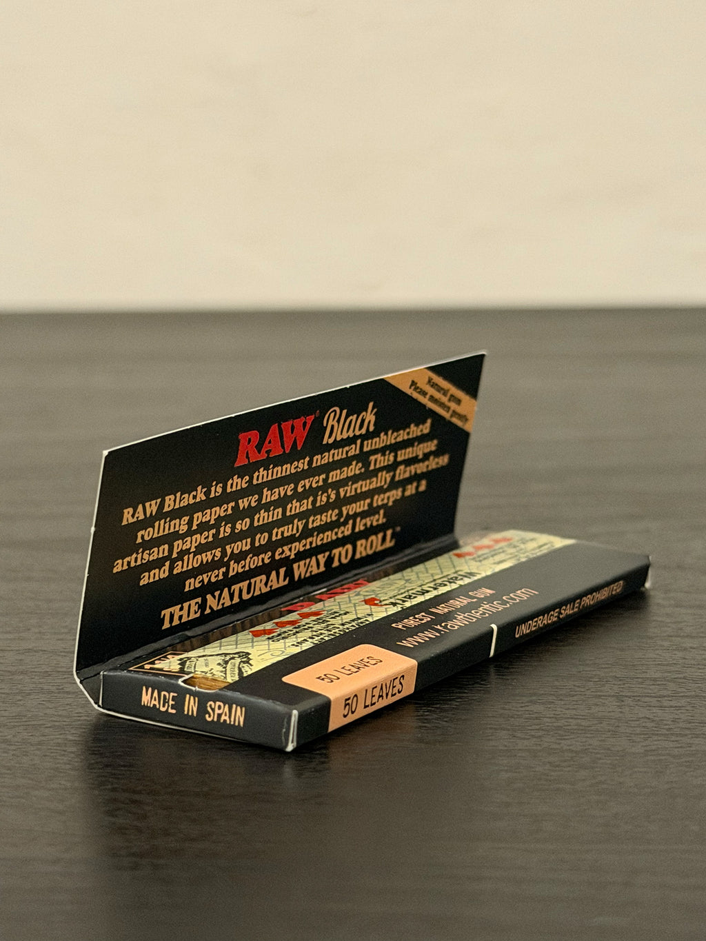 RAW Black Slim King Size