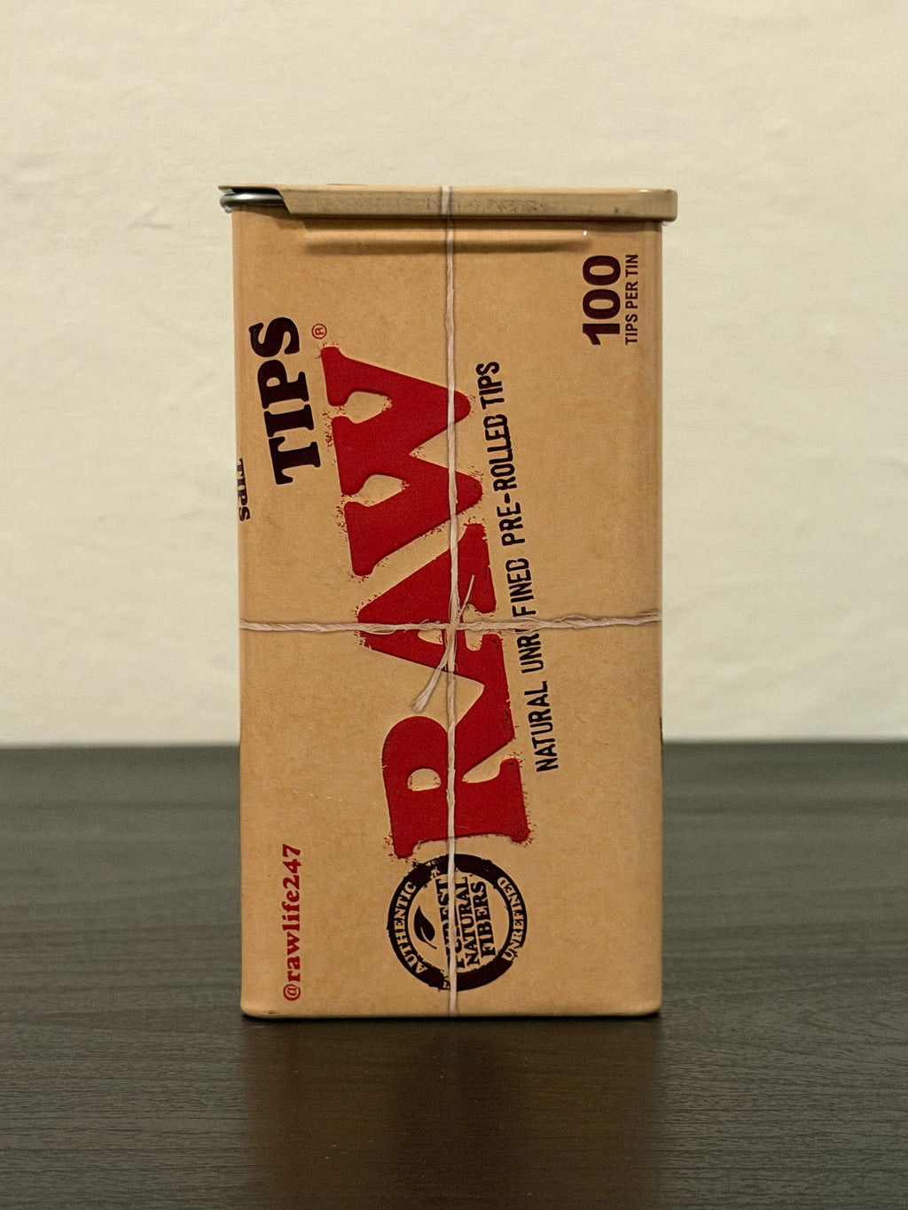 RAW Pre-rolled Tips | 100 piezas