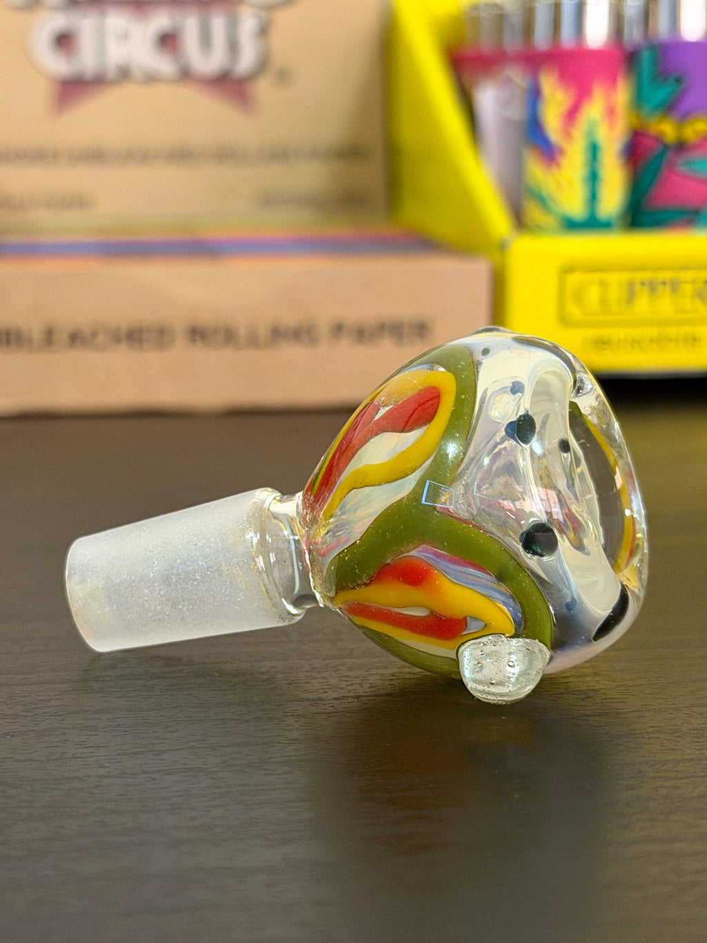 Rasta Hypnotic Bowl | 14 mm