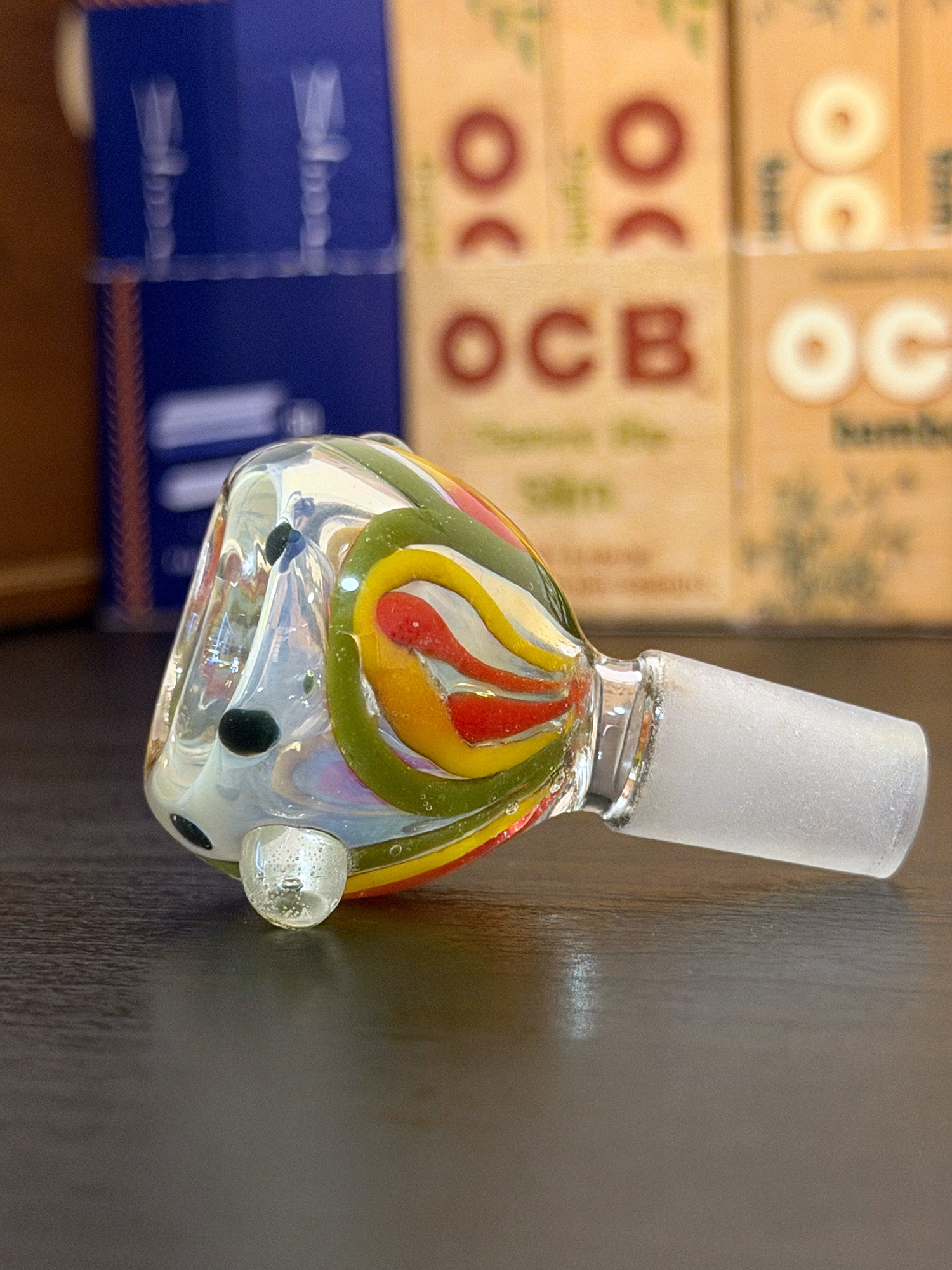 Rasta Hypnotic Bowl | 14 mm
